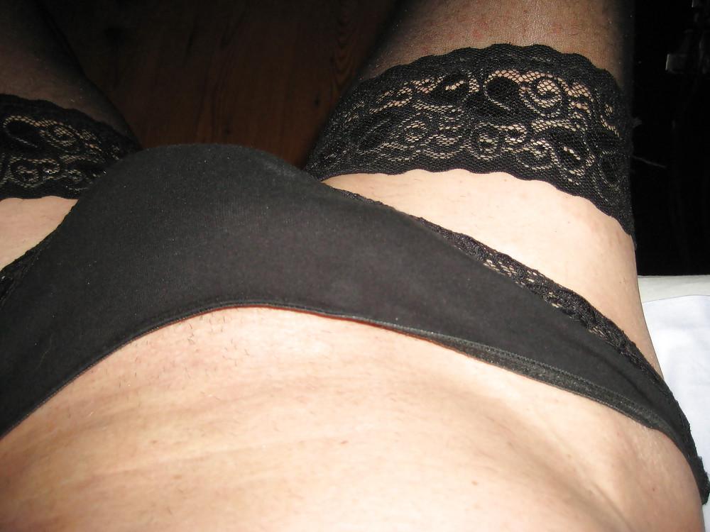 6P Black stockings and pantys (new pics)