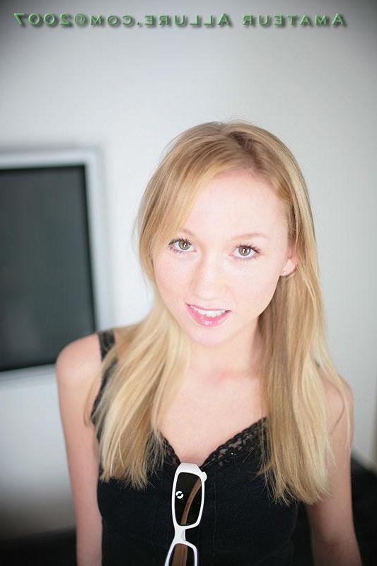 16P Blonde teen Lailani blows cock and gets cum facialed