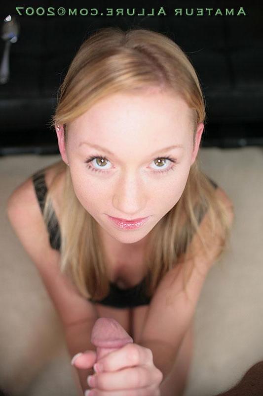 16P Blonde teen Lailani blows cock and gets cum facialed