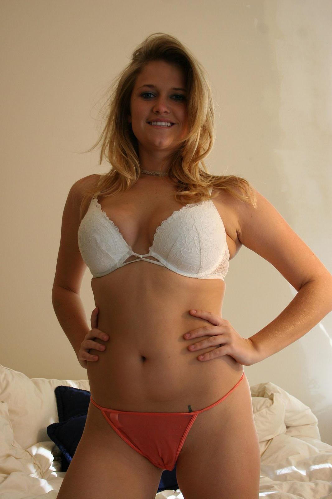 20P Pictures of Samantha Gauge stripping to her undies