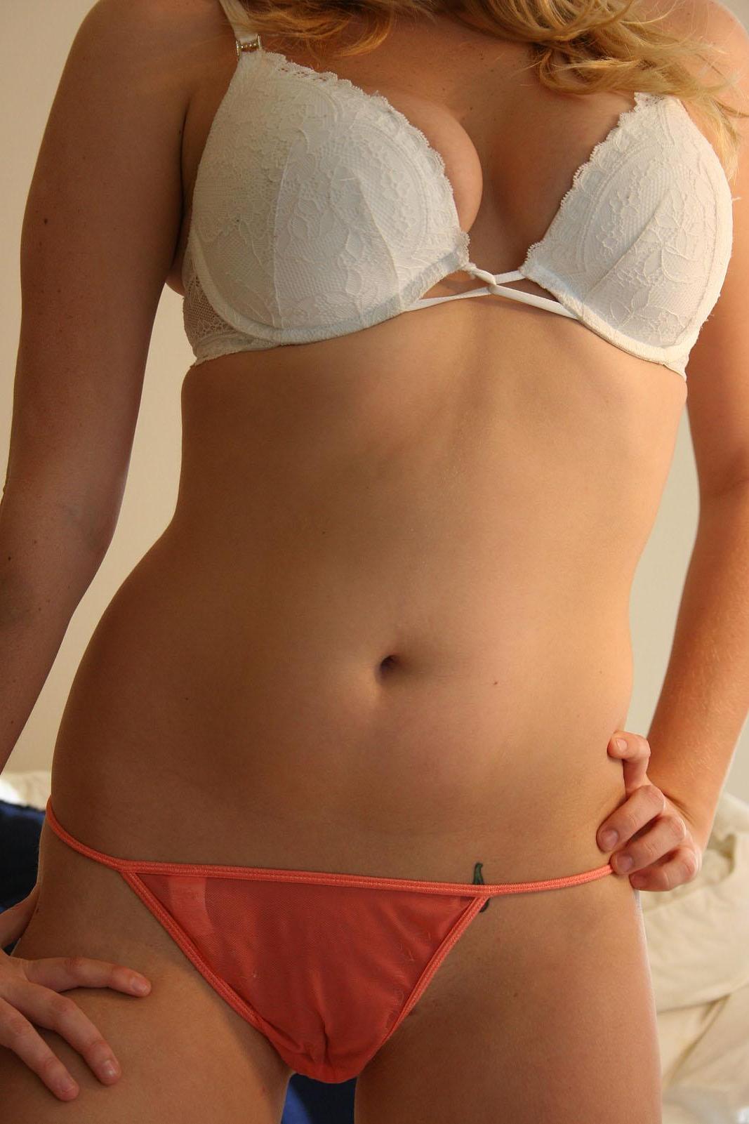 20P Pictures of Samantha Gauge stripping to her undies