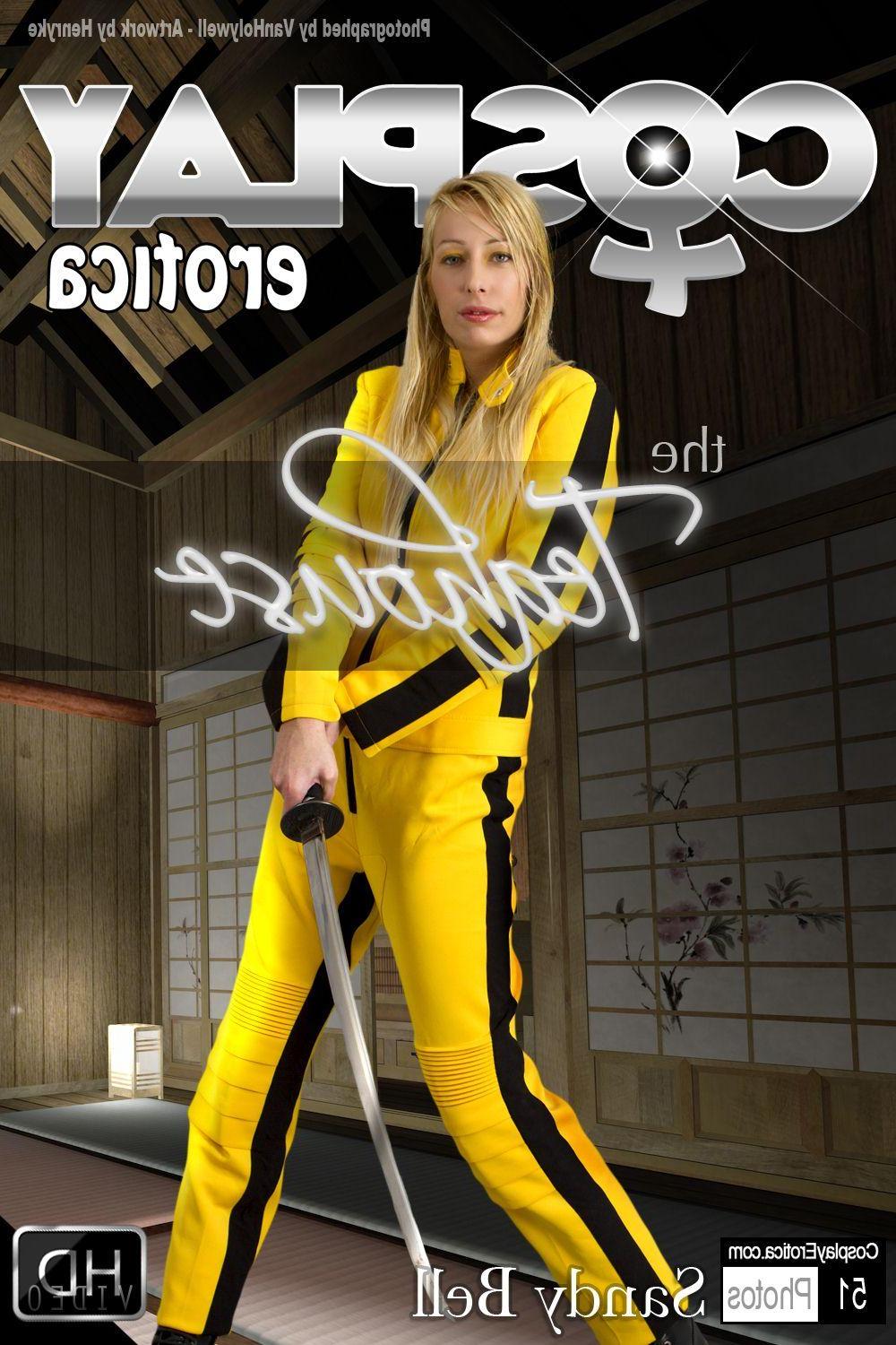 16P Pictures of cosplayer Sandy Bell doing some Kill Bill cosplay