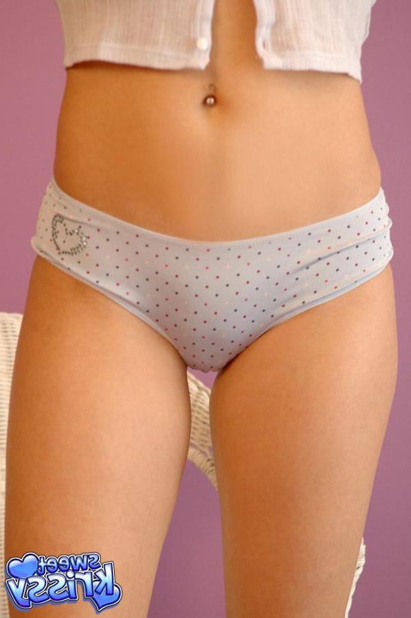 20P Pictures of Sweet Krissy stripping and teasing