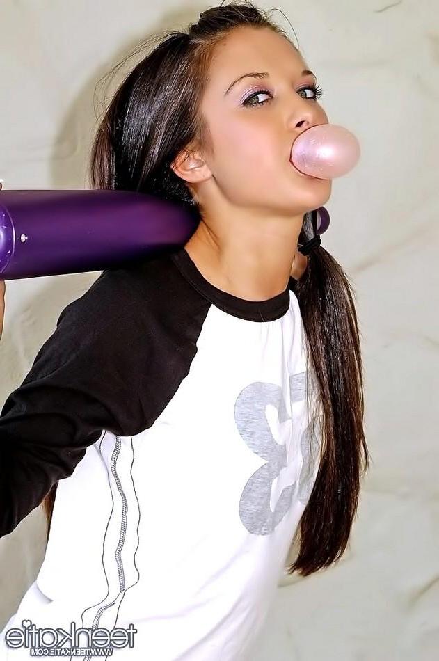 14P Pictures of Teen Katie stripping to her pigtails