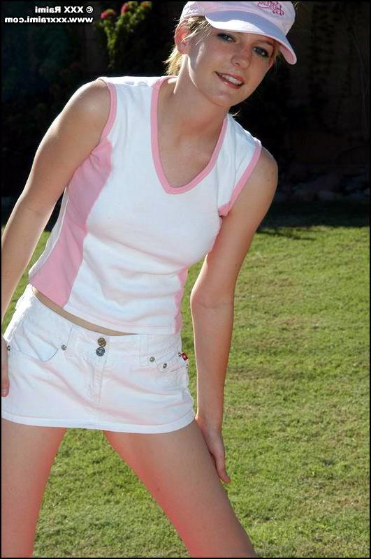 20P Pictures of teen hottie XXX Raimi stripping naked for you outside