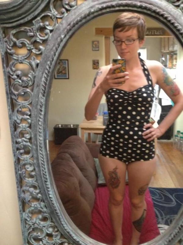 16P Badass alt girlfriends like showing off their inked bodies in selfpics