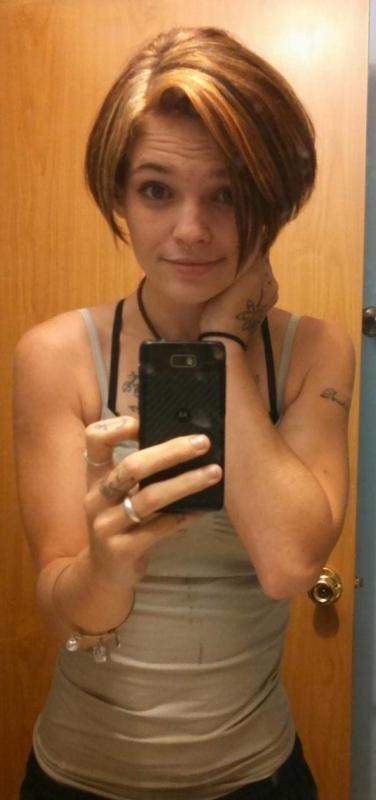 16P Badass alt girlfriends like showing off their inked bodies in selfpics