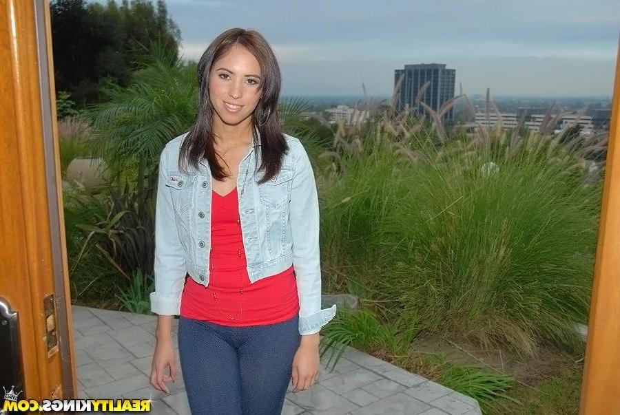 20P Brunette teen Sofia Striker enjoys a hot cum fiesta