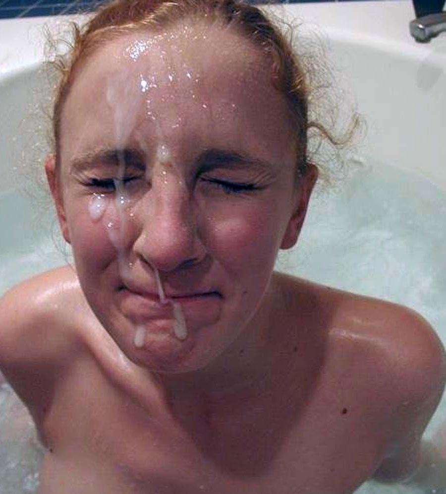 15P Pictures of horny girlfriends drowning in cum