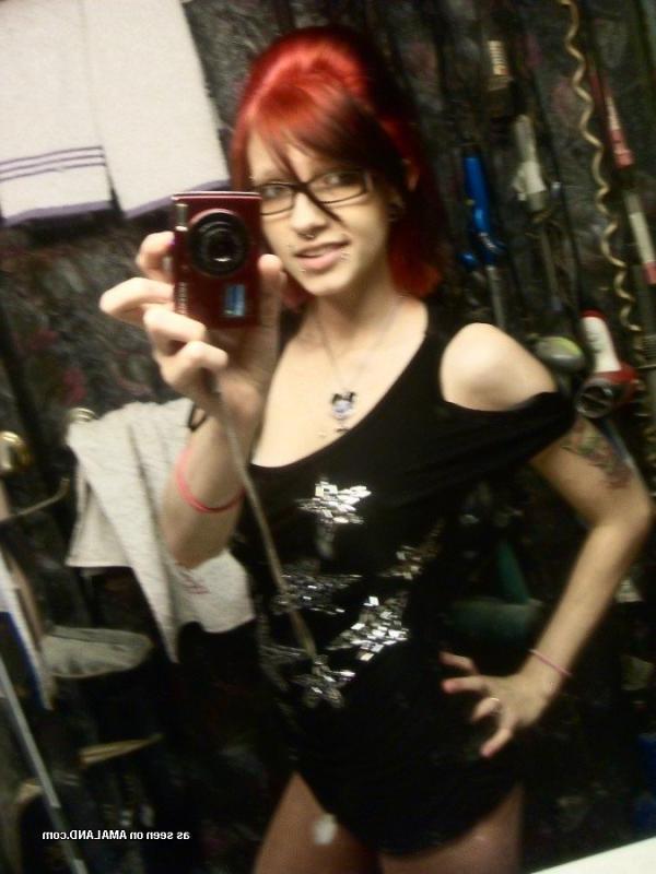14P Selection of an inked and pierced girlfriend camwhoring