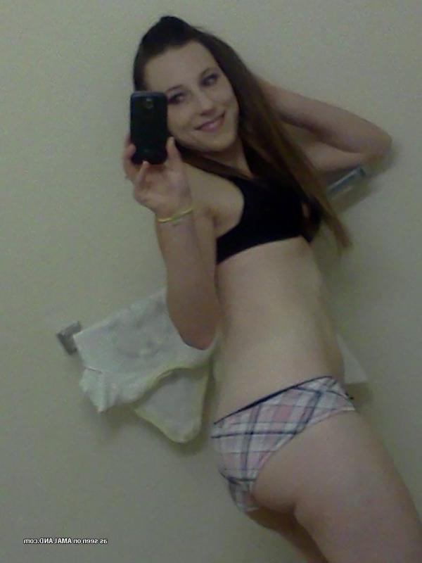 14P Compilation of a non-nude amateur GF taking selfies at home
