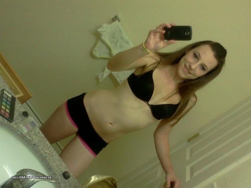 14P Compilation of a non-nude amateur GF taking selfies at home