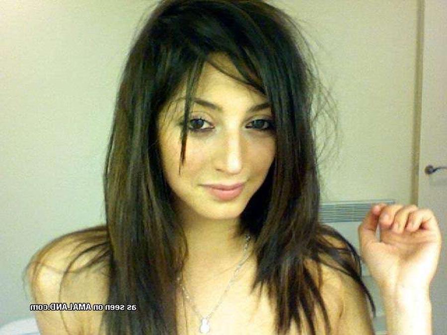 16P Brunette GF with pretty eyes camwhoring in kinky underwear