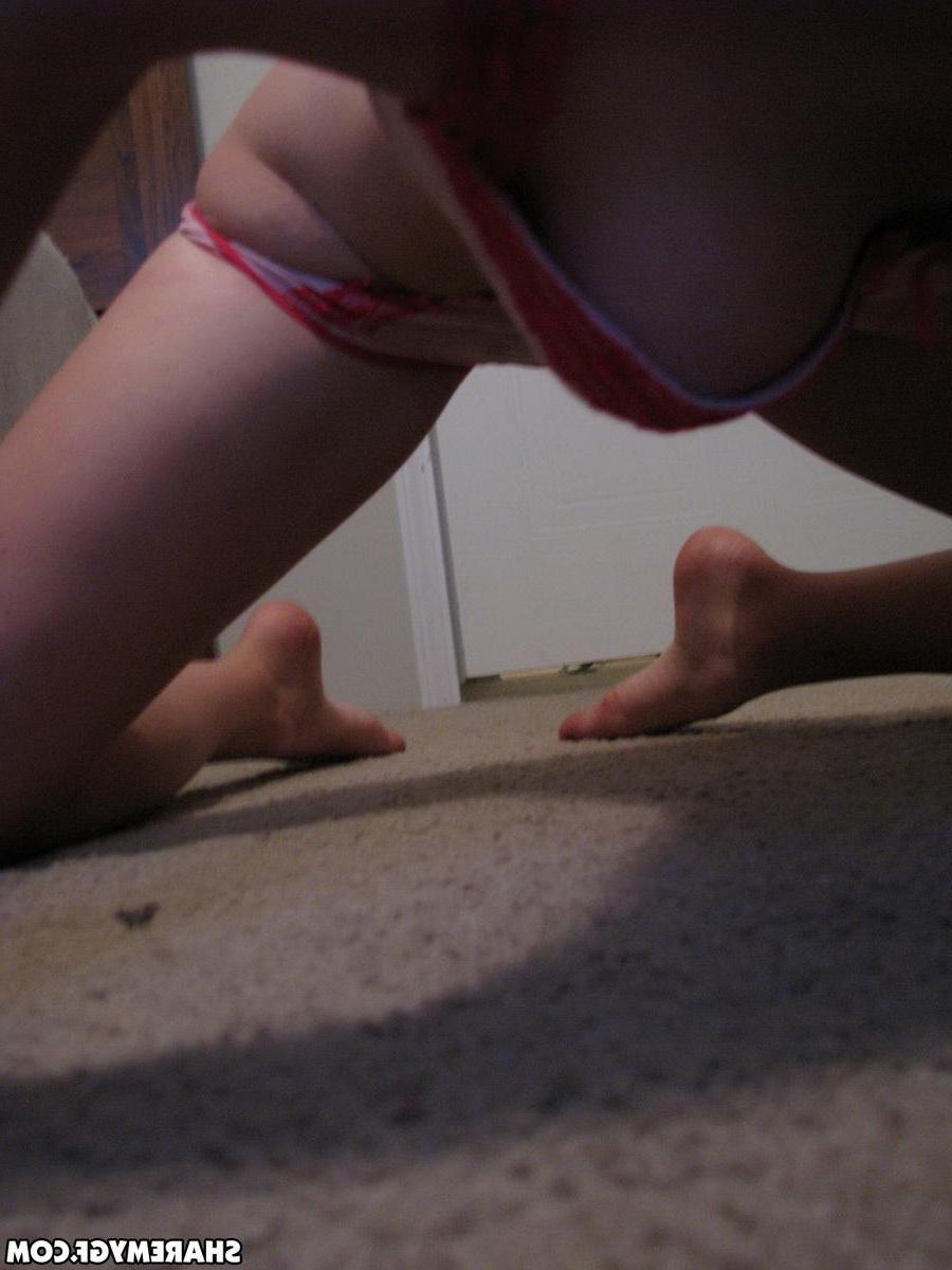 12P Hot GF takes some selfies in her panties for you