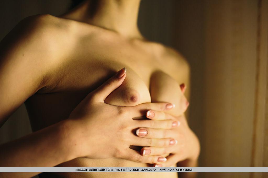 16P Petite teen Ginny H strips naked and offers you her tight pussy