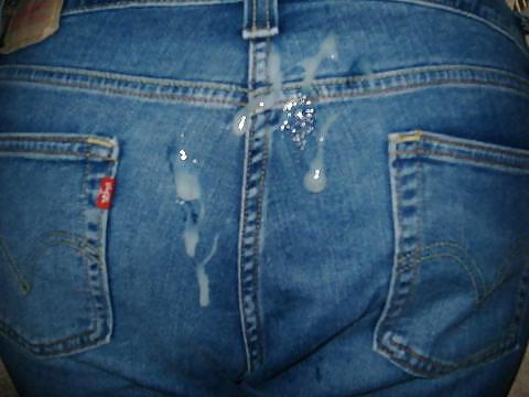 25P Some more nice asses in jeans - creamed