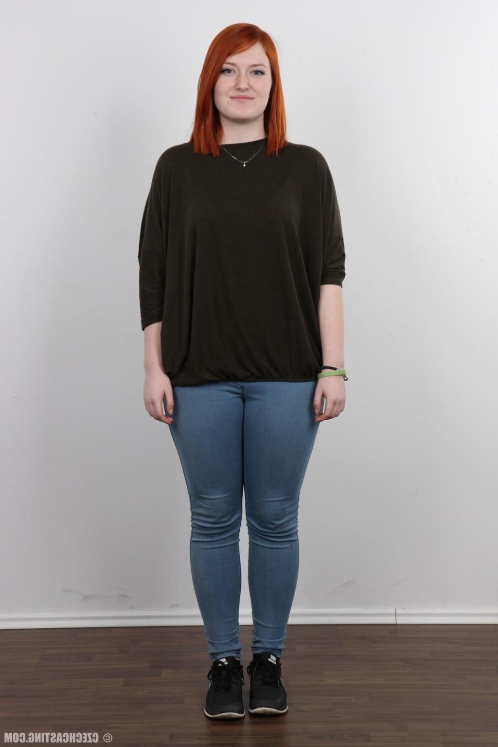 17P Chubby redhead with small tits