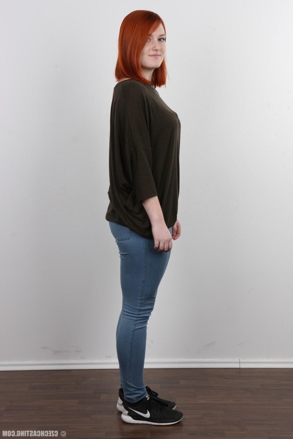 17P Chubby redhead with small tits