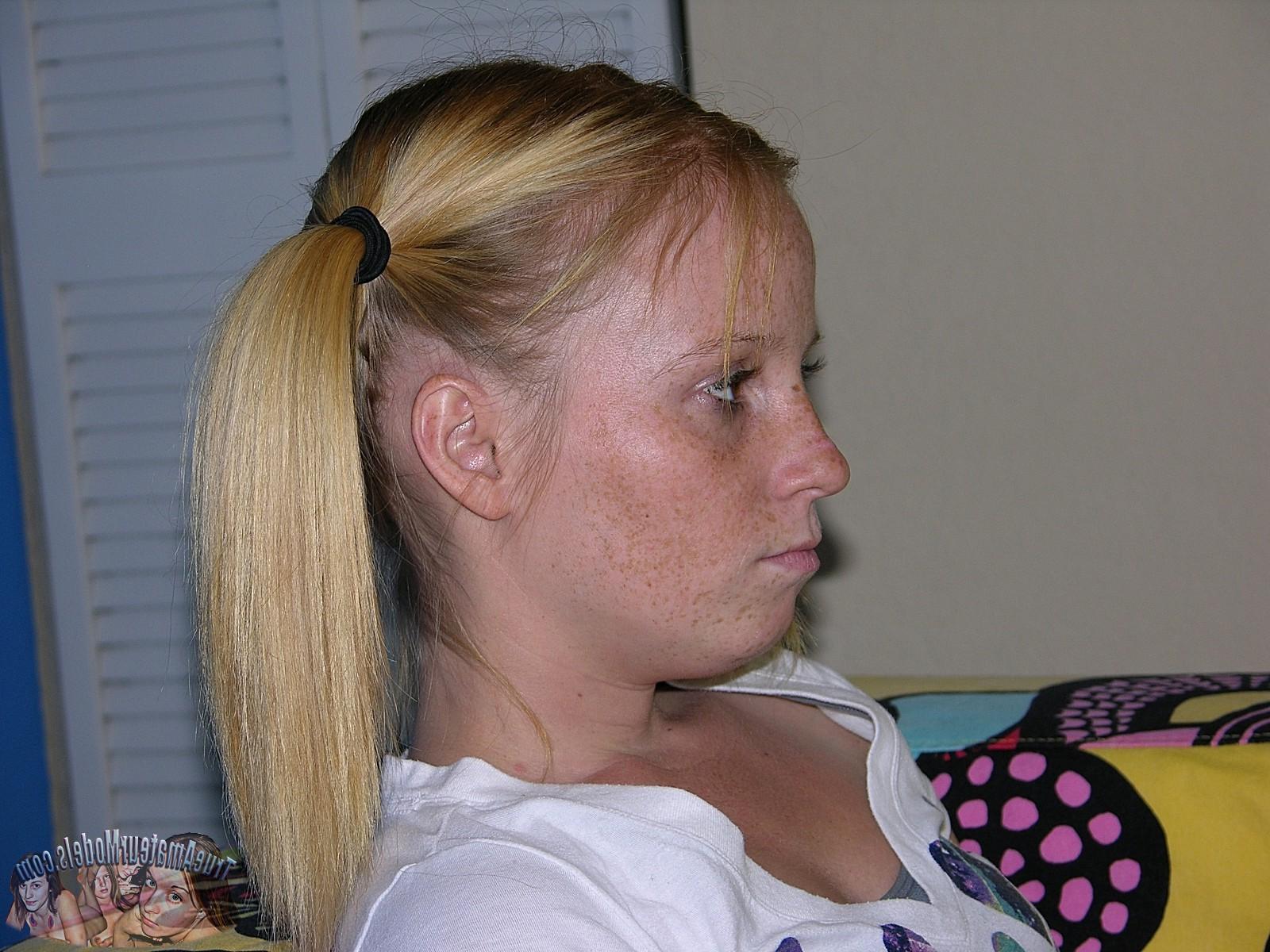 16P Freckled Face Redhead Teen - True Amateur Models