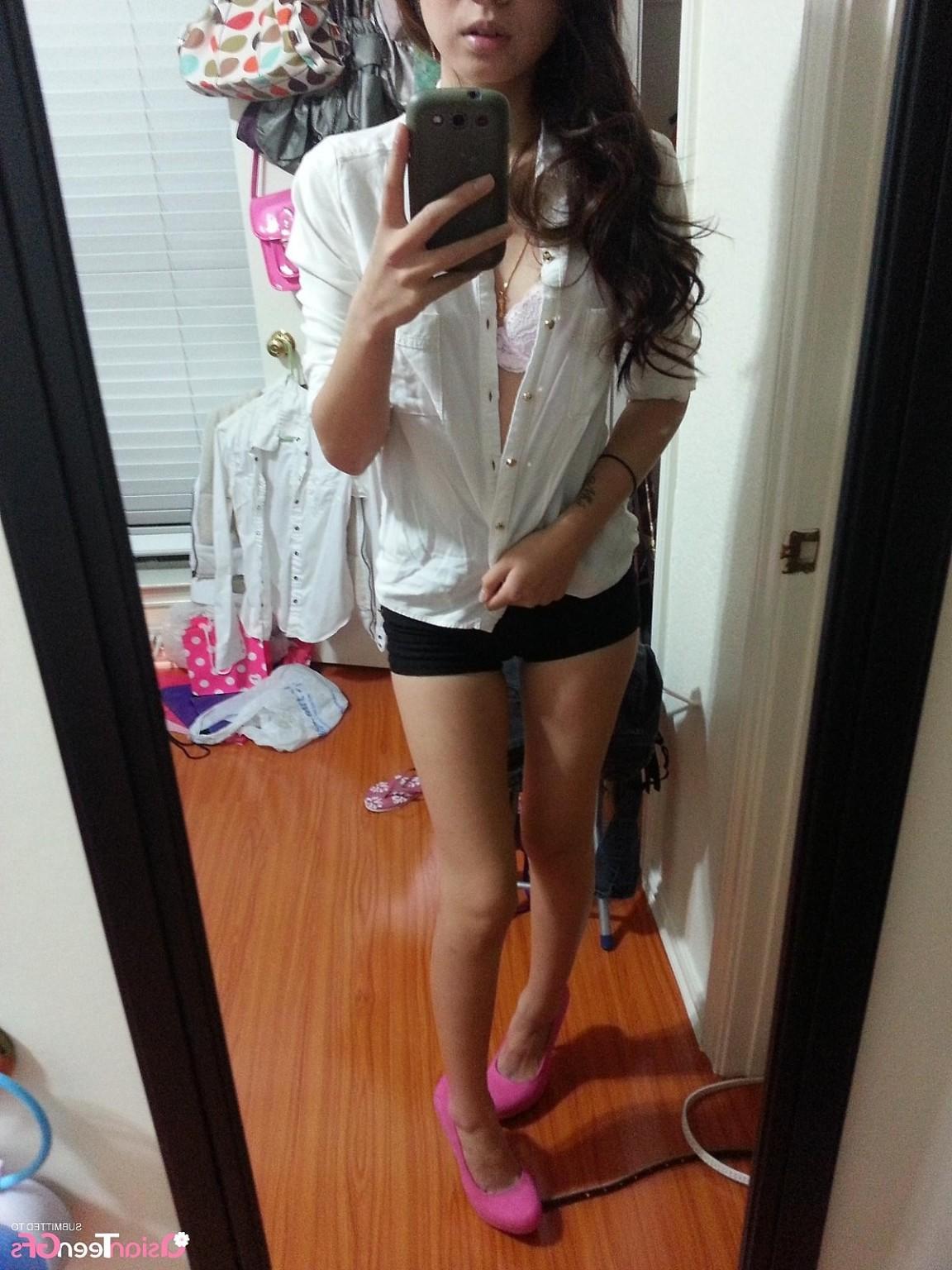 20P Her spread pink pussy looks delicious as do her tits