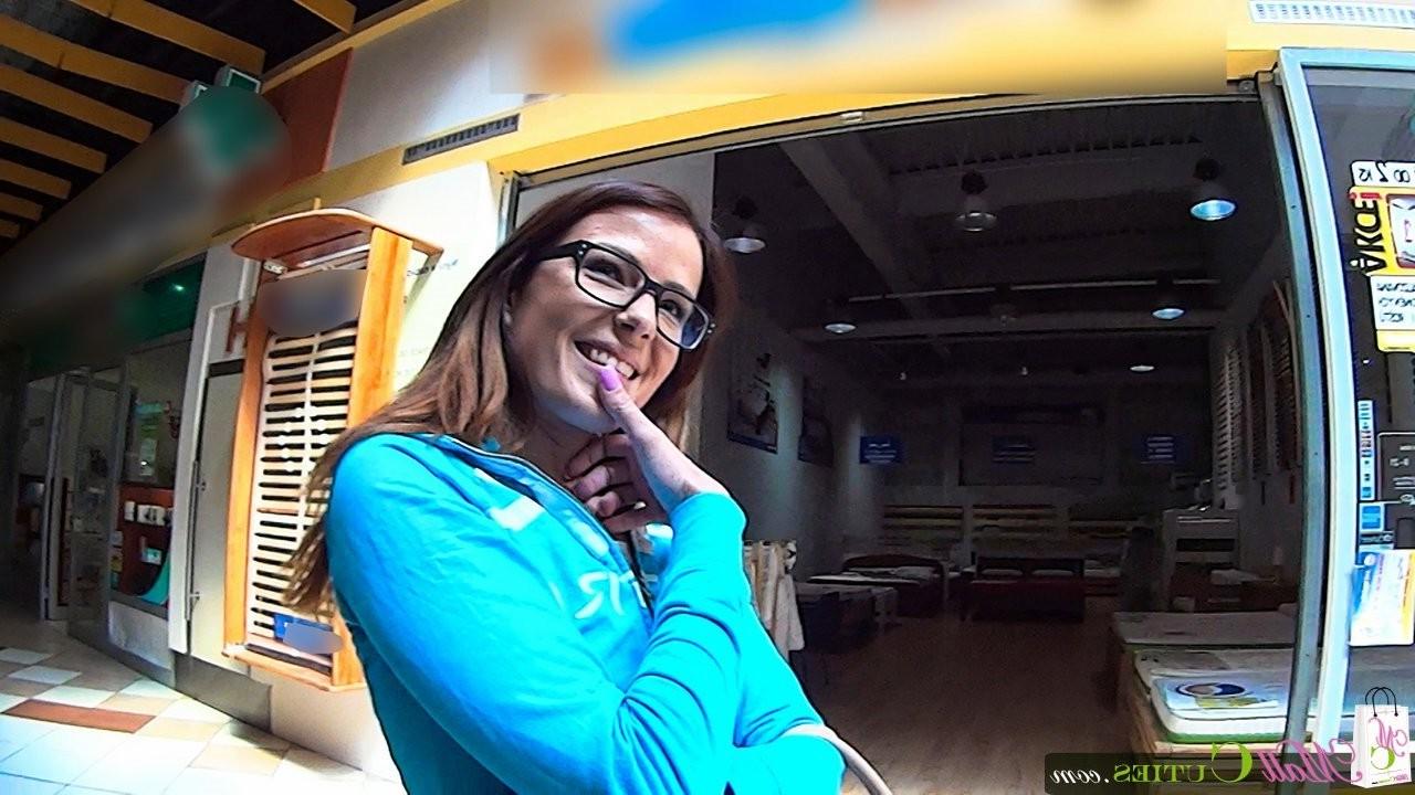 16P Sexy Teen School Girl Sucks Cock In A Shopping Center