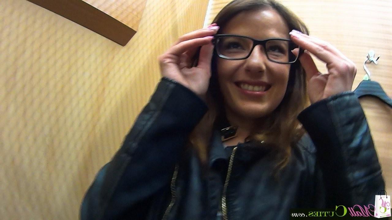 16P Sexy Teen School Girl Sucks Cock In A Shopping Center