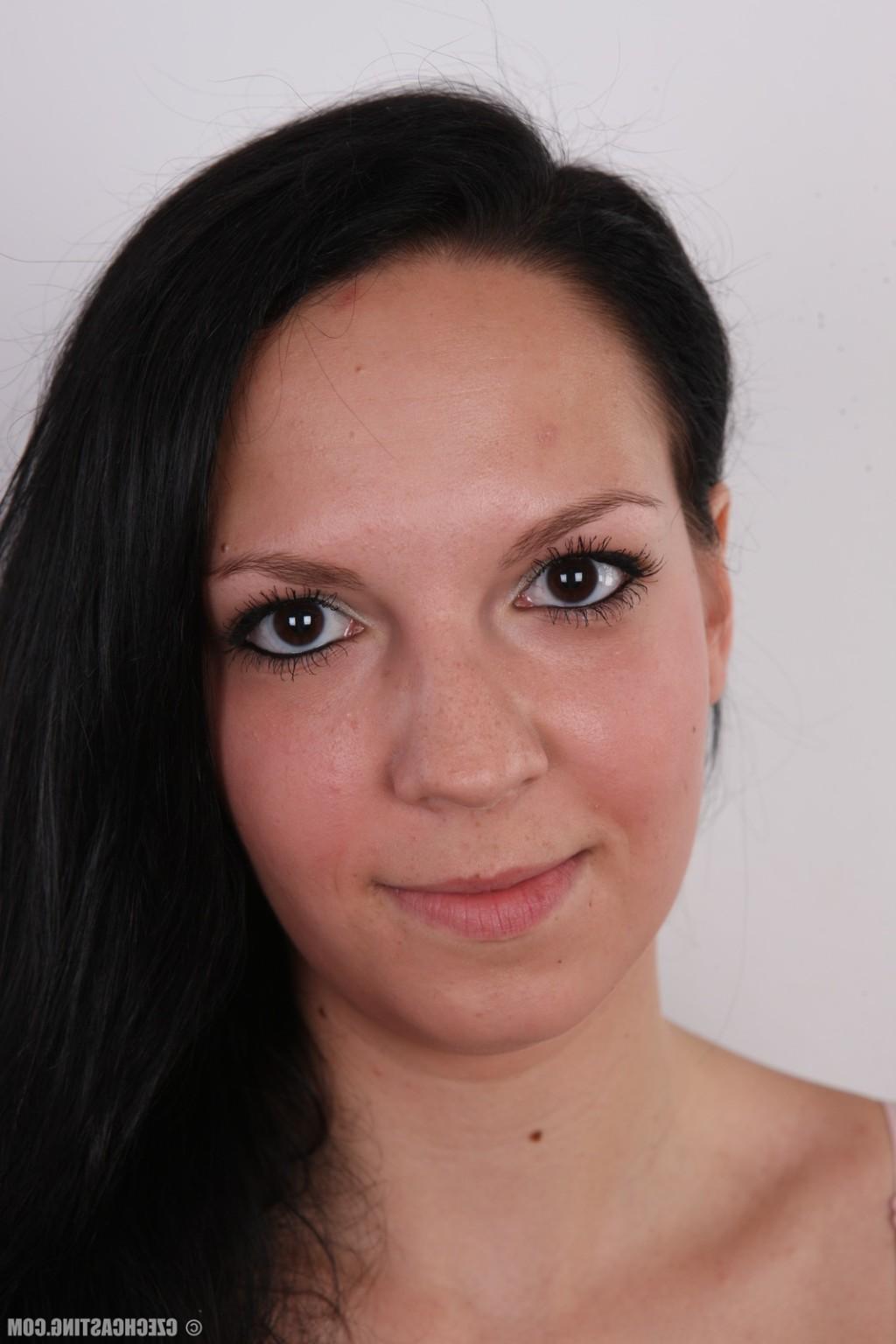 17P Petite amateur brunette in casting session
