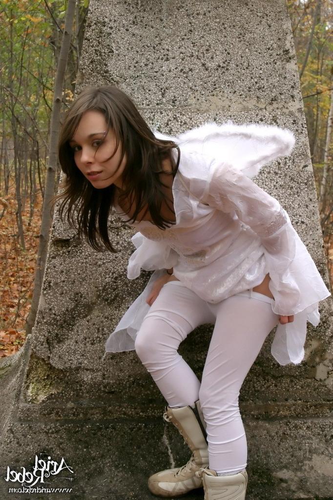 15P Ariel Rebel as a sexy erotic angel