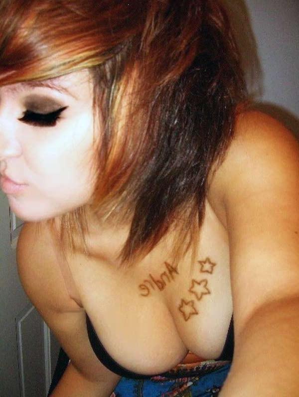 10P Photo set of emo and punk rocker chicks
