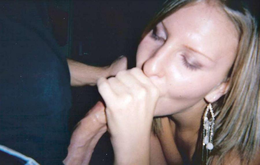 11P Nice photo set of horny babes giving BJs