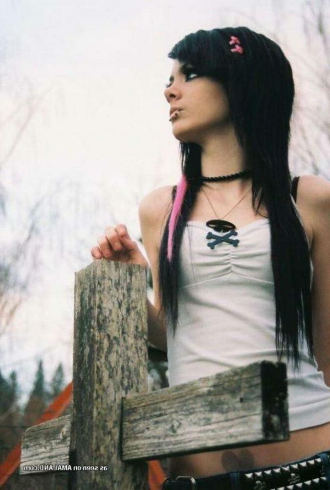 15P Emo and goth gfs posing and selfshot pics 5