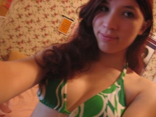 8P Student sets her home camera getting ready for show