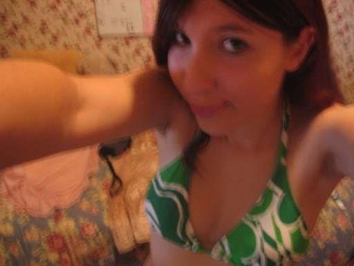 8P Student sets her home camera getting ready for show