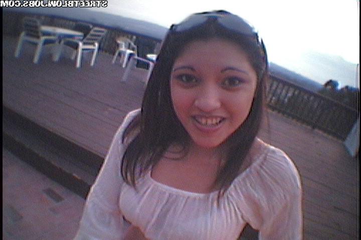 16P Asian babe with nice tits sucking some fat cock