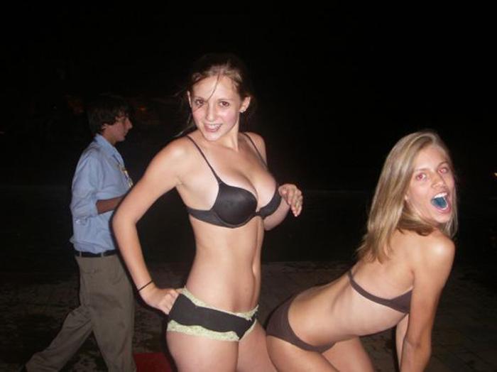 14P Hot models in see-thru clothes
