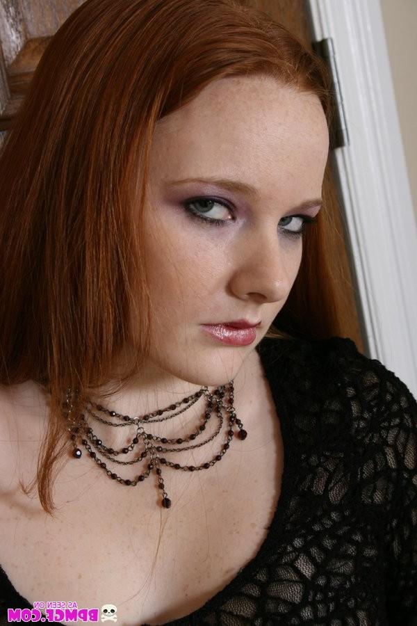 15P Gothic redhead teen