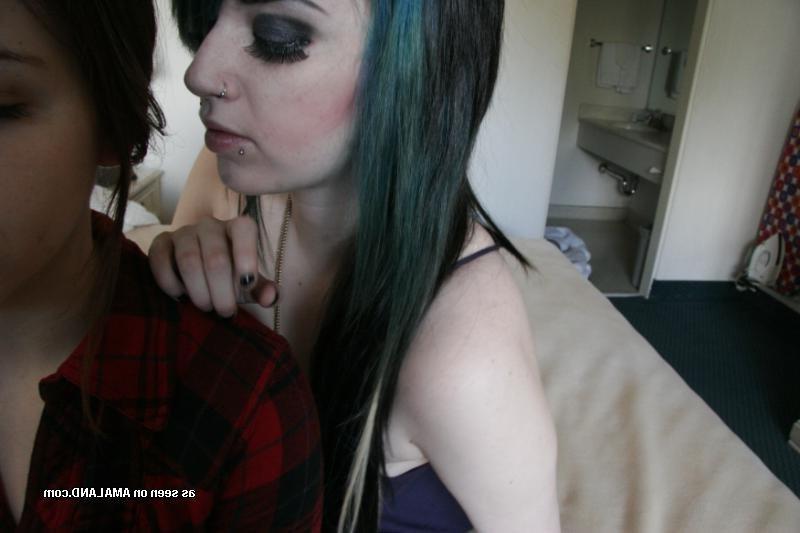 12P Inked and pierced sexy amateur steamy hot girlfriend