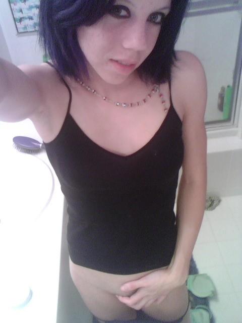 15P Self-shooting petite emo GF