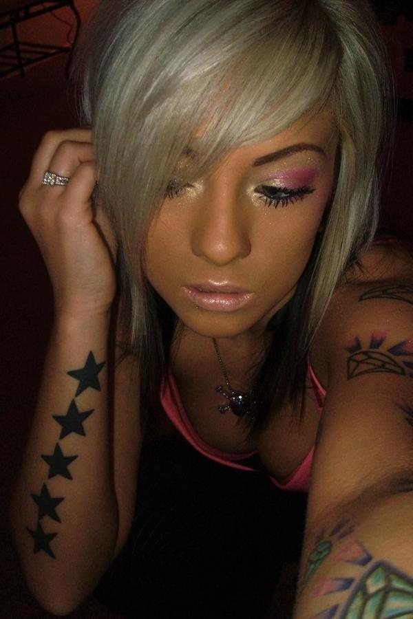 16P Naughty blonde emo teens