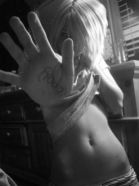 16P Naughty blonde emo teens