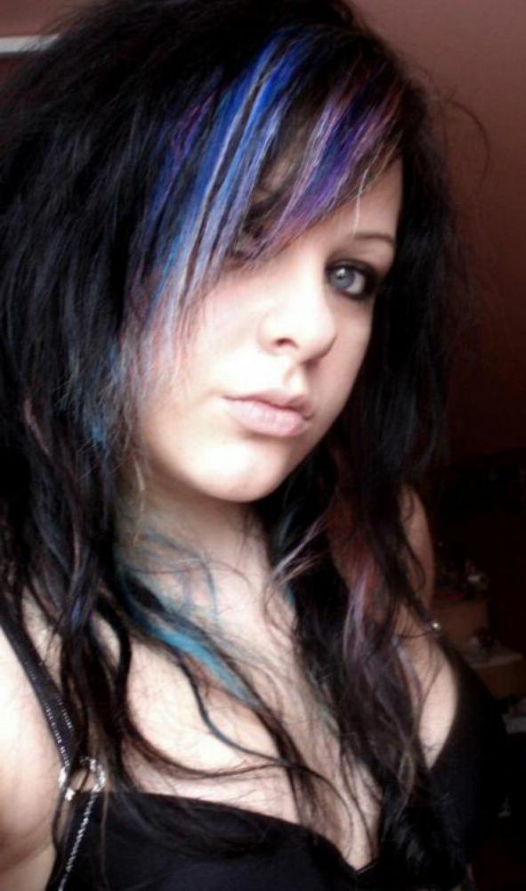 15P Emo and goth gfs posing and selfshot pics 15