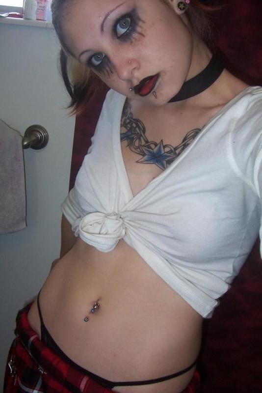 15P Pierced and tattooed emo bitches