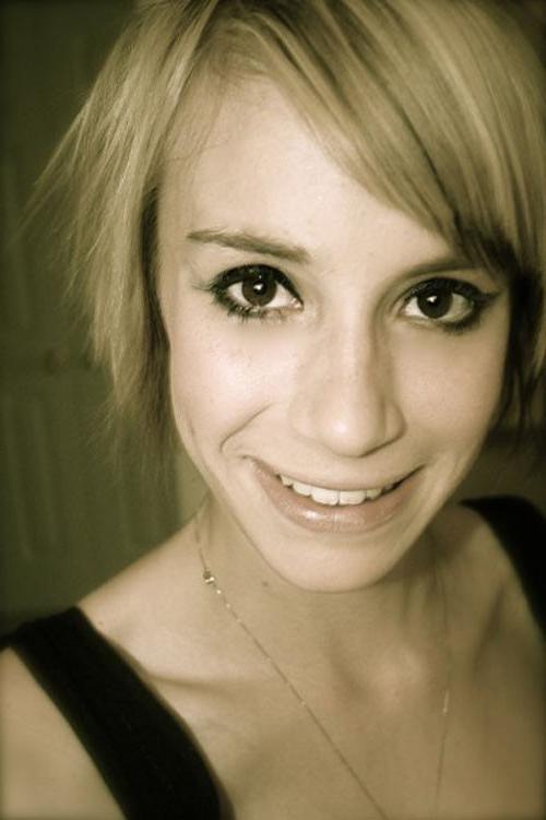 16P Cute blonde emo babe