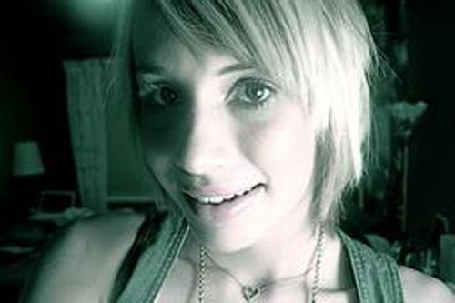 16P Cute blonde emo babe