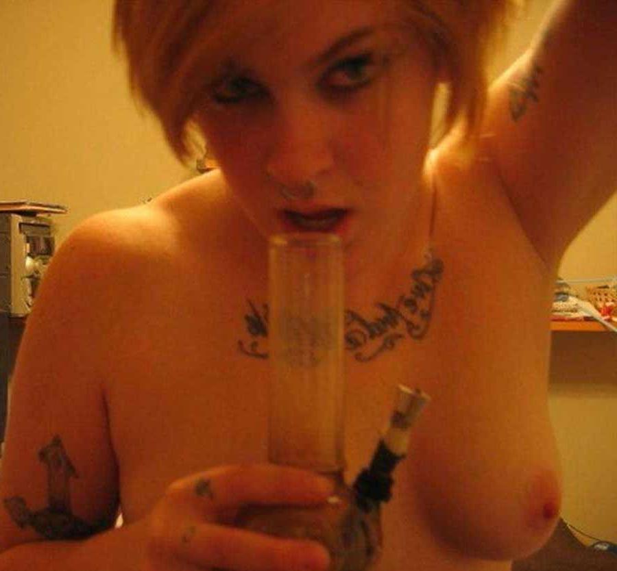 12P Emo tattooed and pierced babes teasing