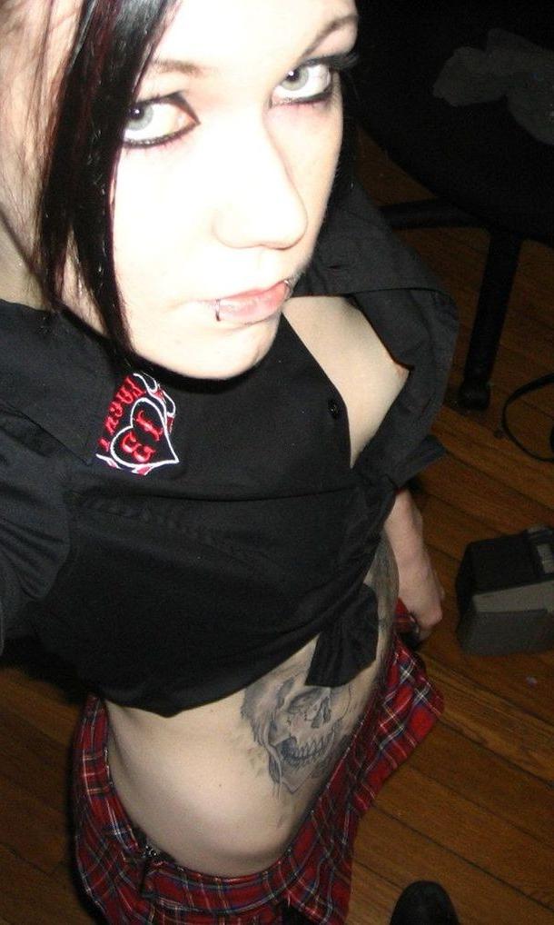 16P Sexy pierced teen babes teasing naked for us