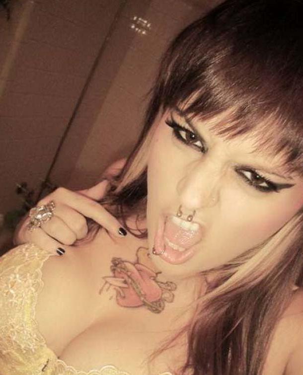 12P Emo and tattooed babes showing off
