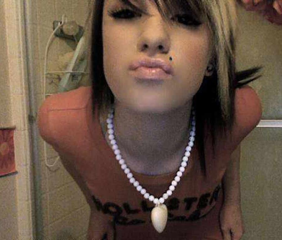 12P Emo and tattooed babes showing off