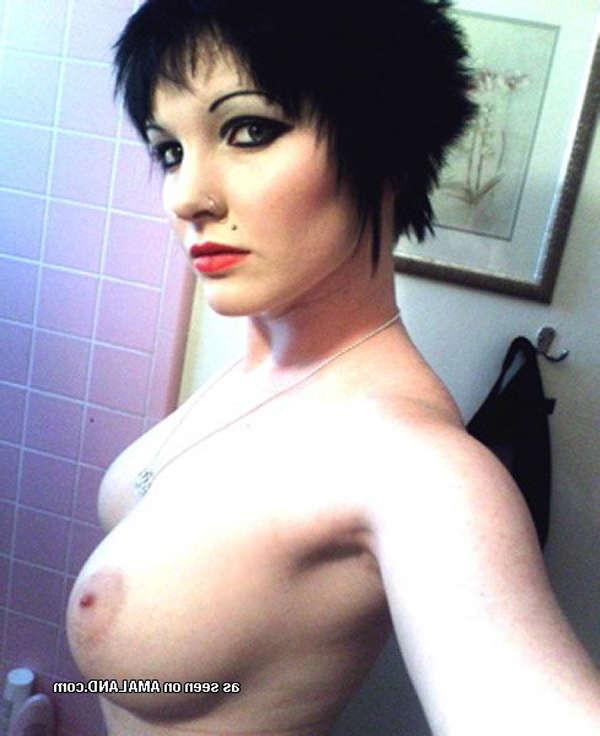 12P Emo honey teasing and posing at home