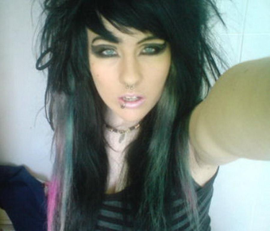 12P Cute emo teen having sex at home
